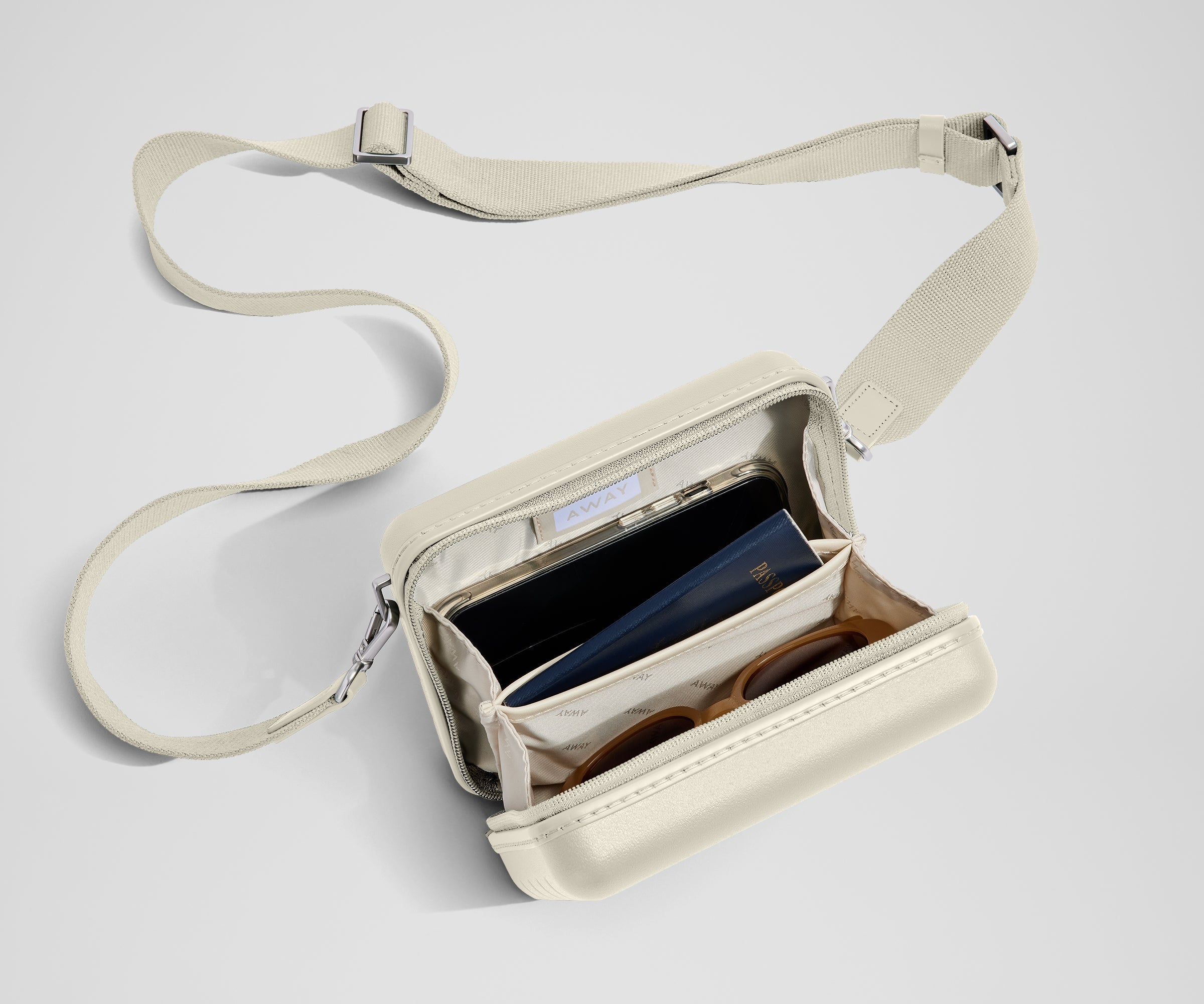 The Mini Crossbody in Salt White