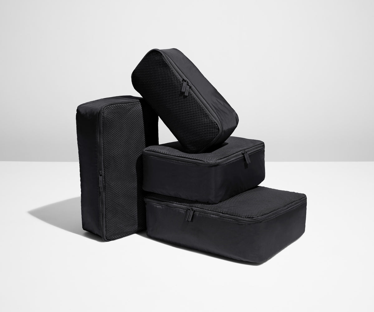 The Insider Packing Cubes in Jet Black