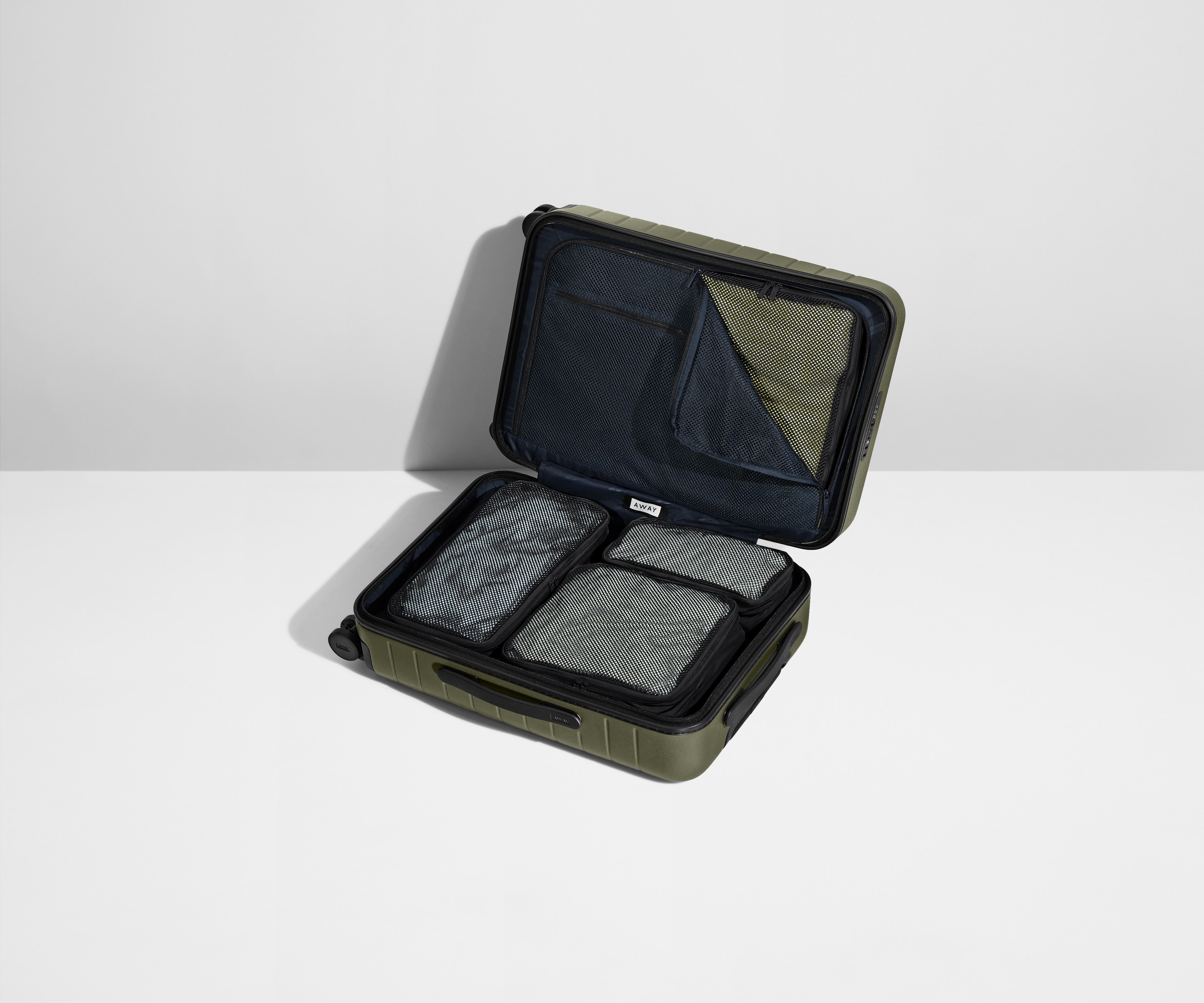 The Insider Packing Cubes in Jet Black