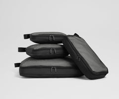 Compression Packing Cubes in Jet Black
