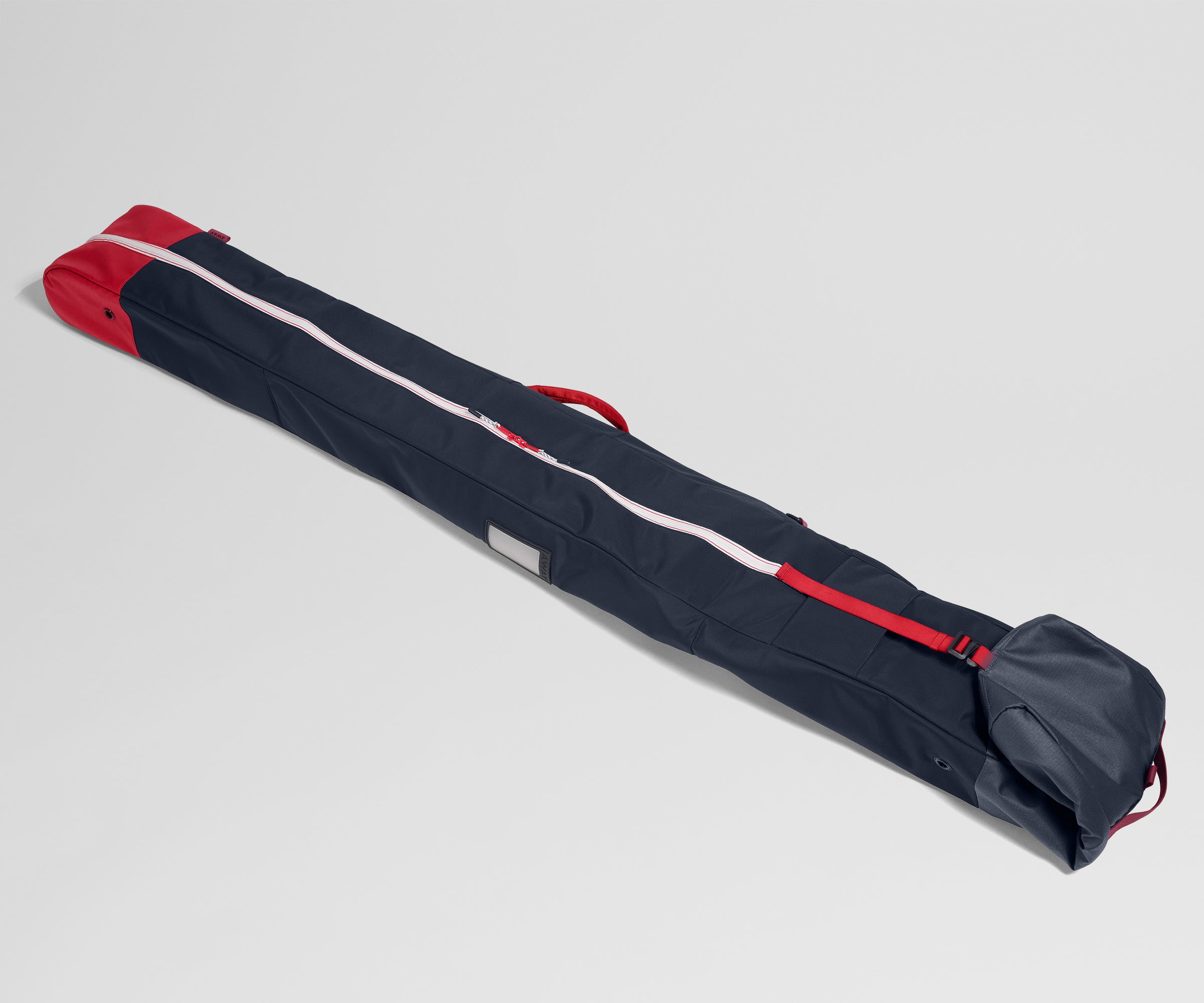 Roll-Top Ski Bag in Navy Blue