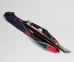 Roll-Top Ski Bag in Navy Blue