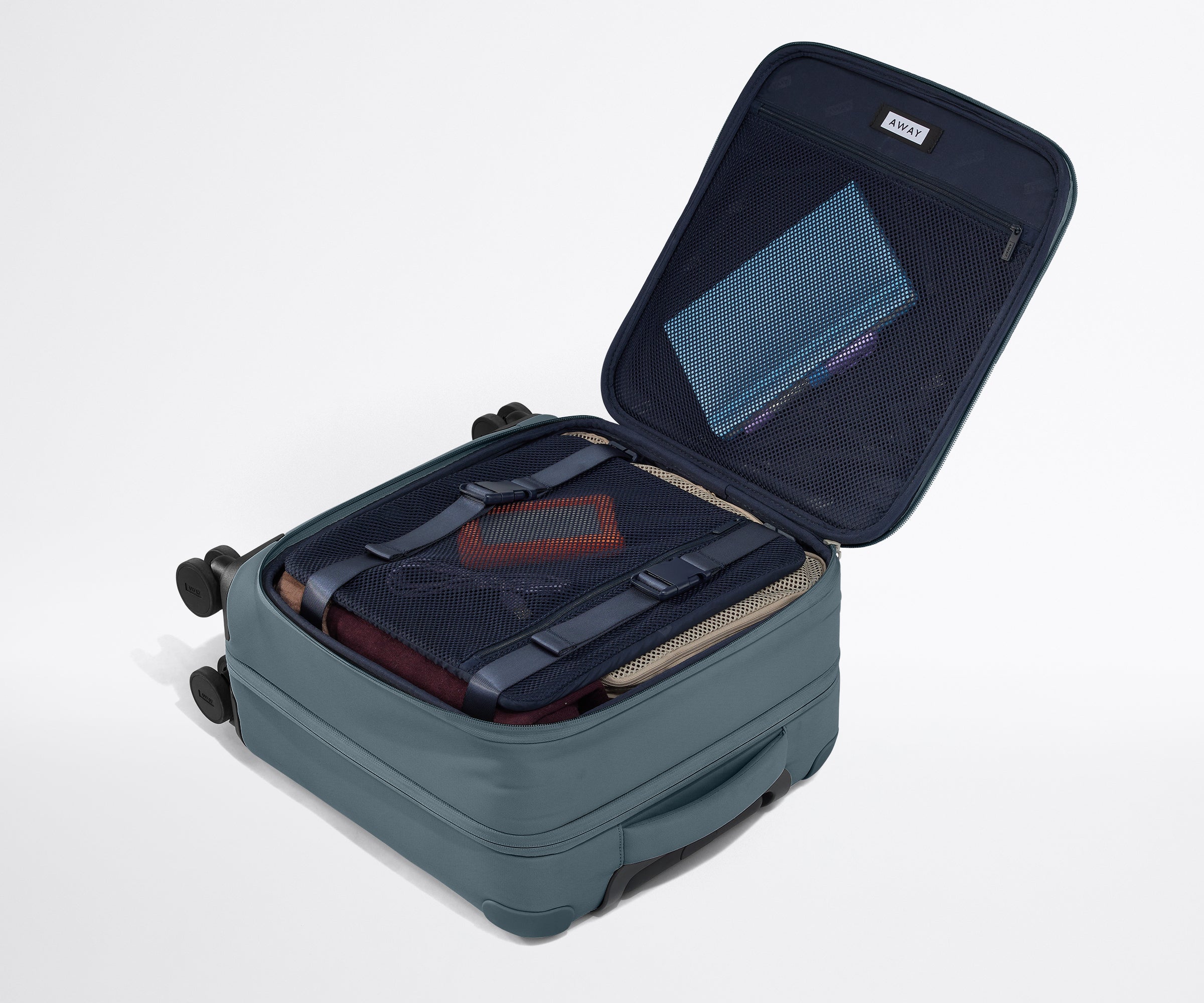 The Softside Compact Carry-On in Coast Blue