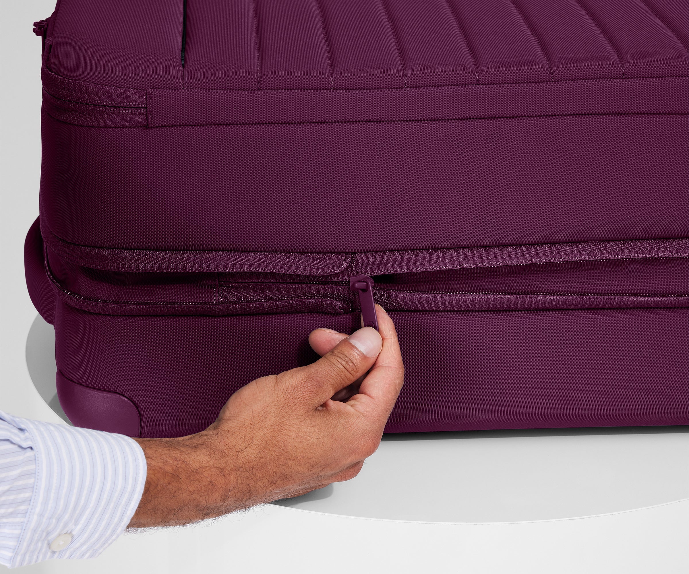 The Softside Medium in Plum Purple