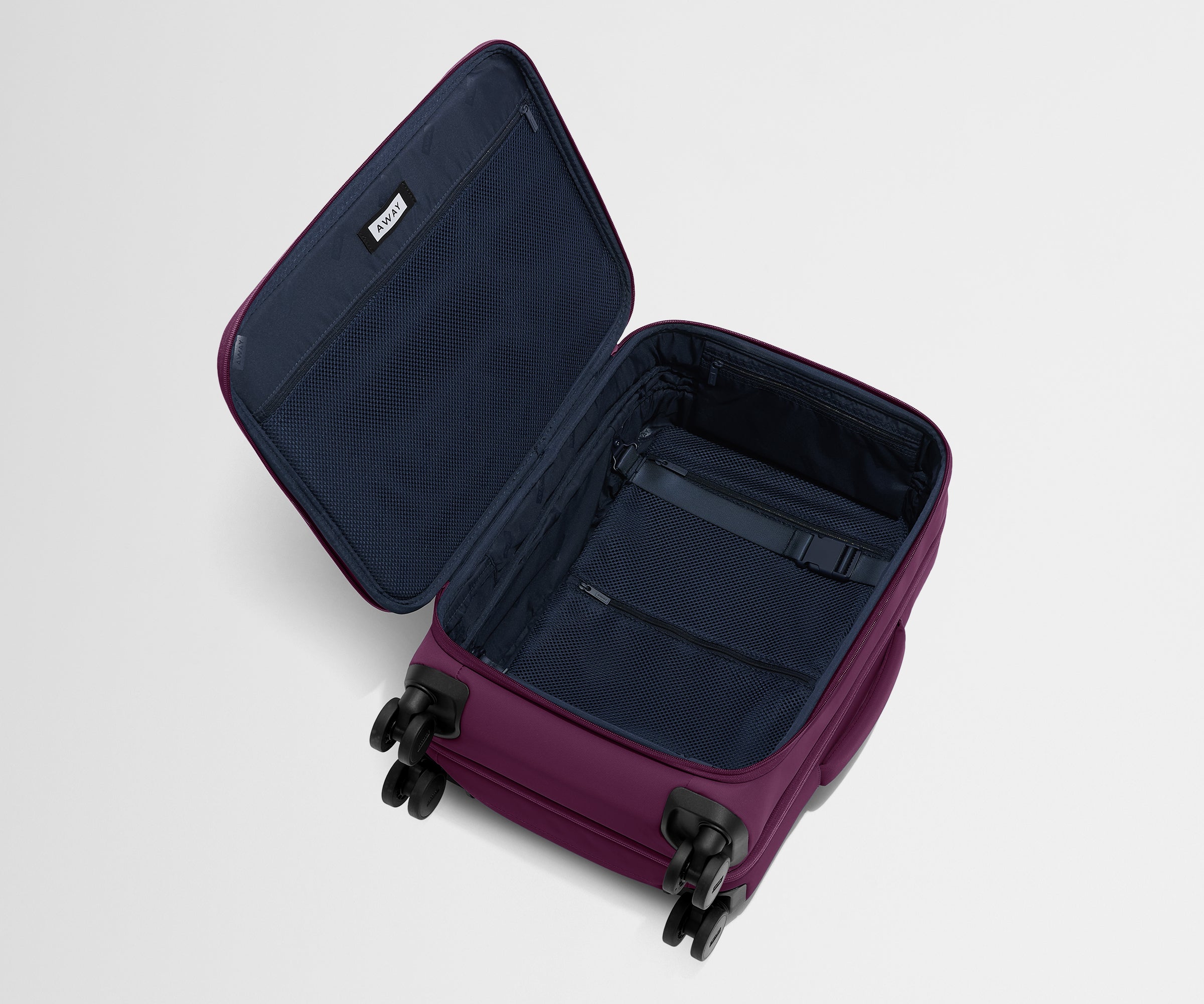 The Softside Carry-On in Plum Purple