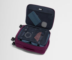 The Softside Carry-On in Plum Purple