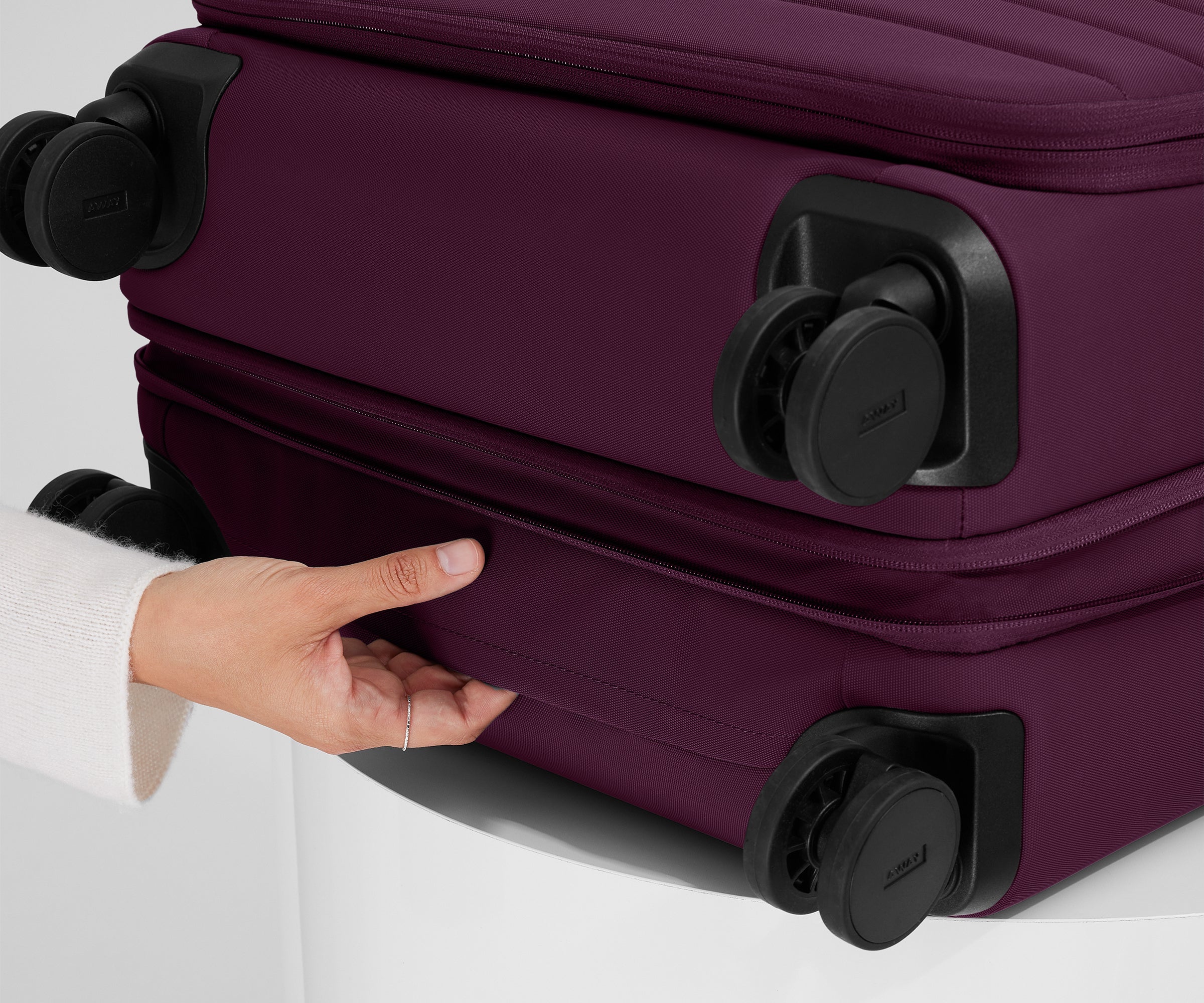 The Softside Medium in Plum Purple