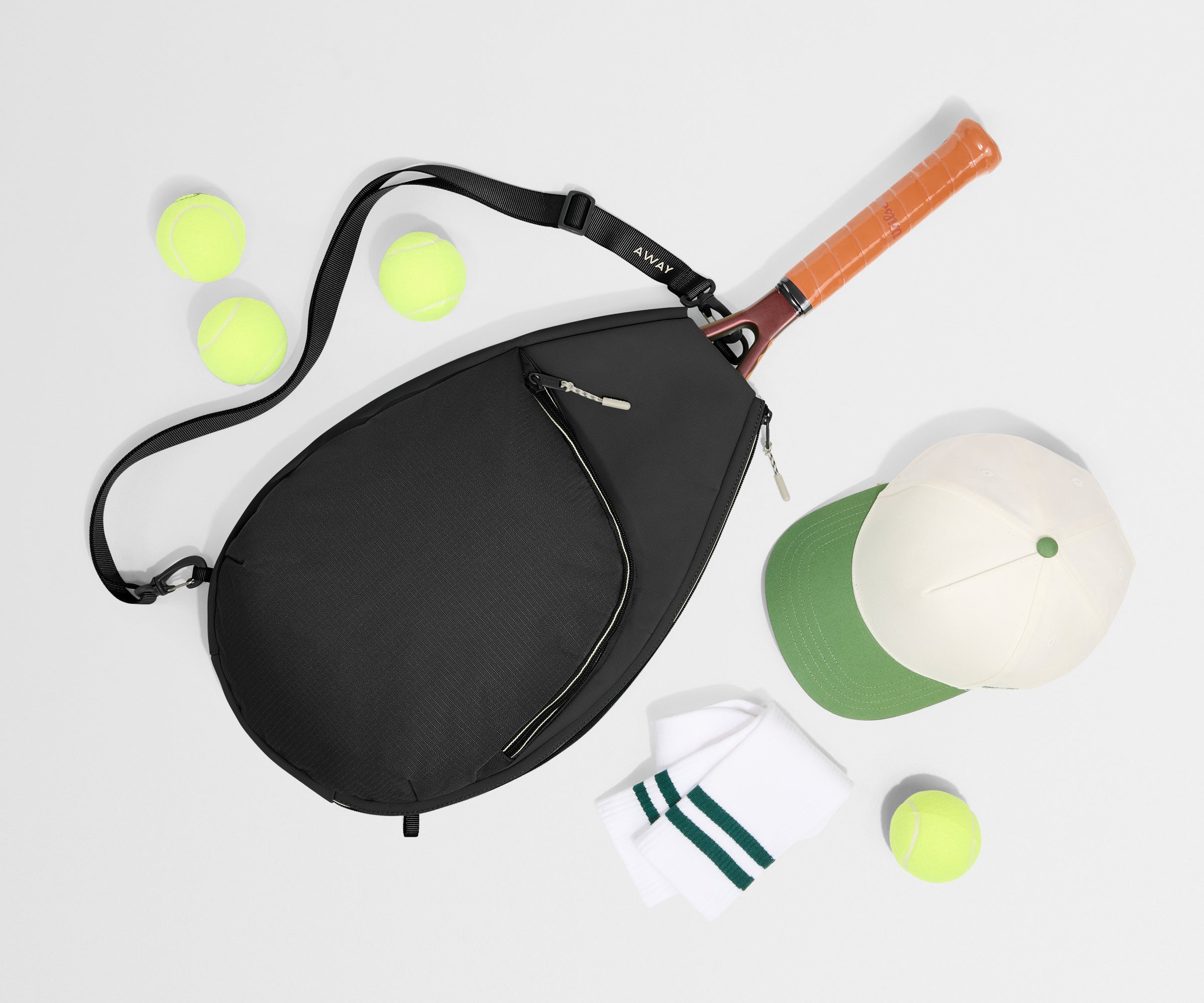 Racket Bag in Jet Black