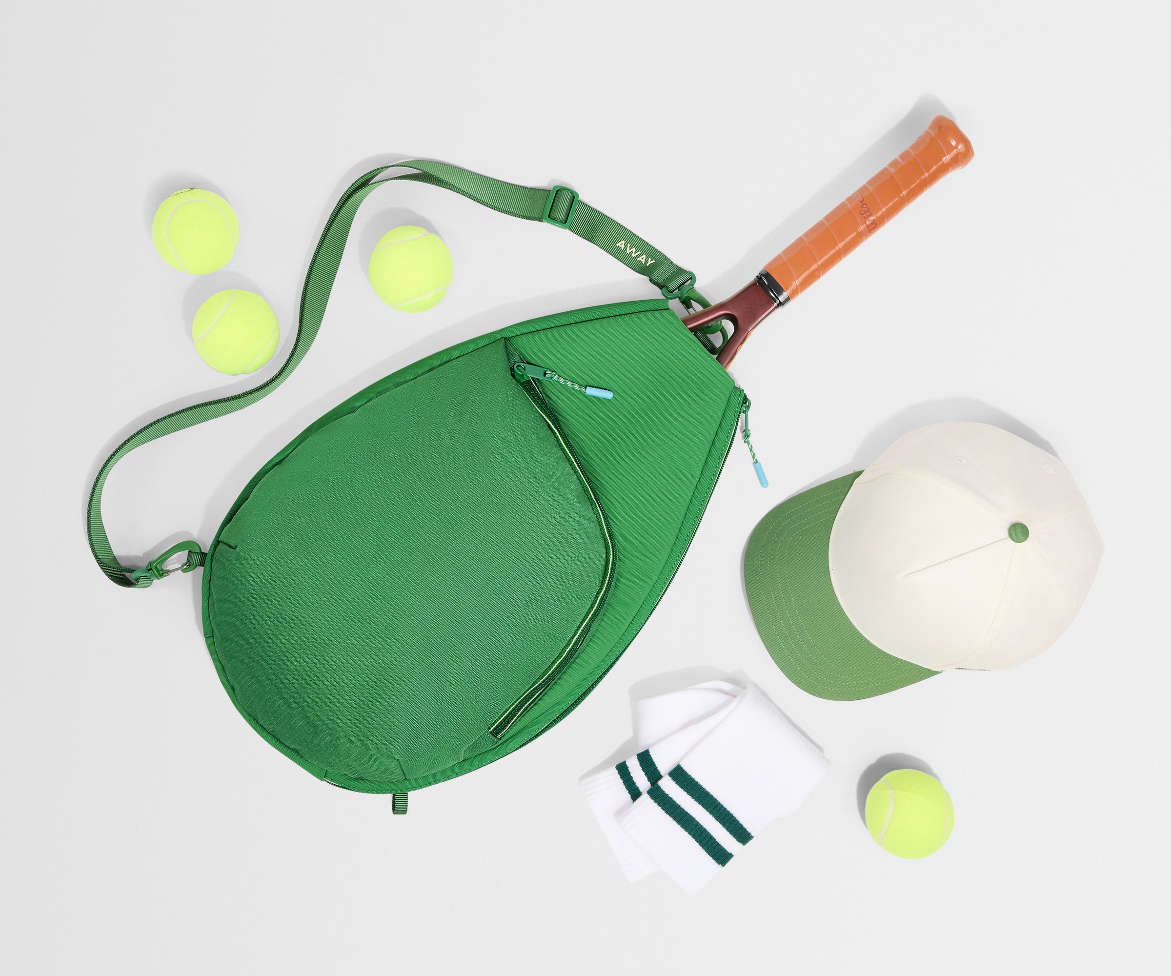 Racket Bag in Clubhouse Green
