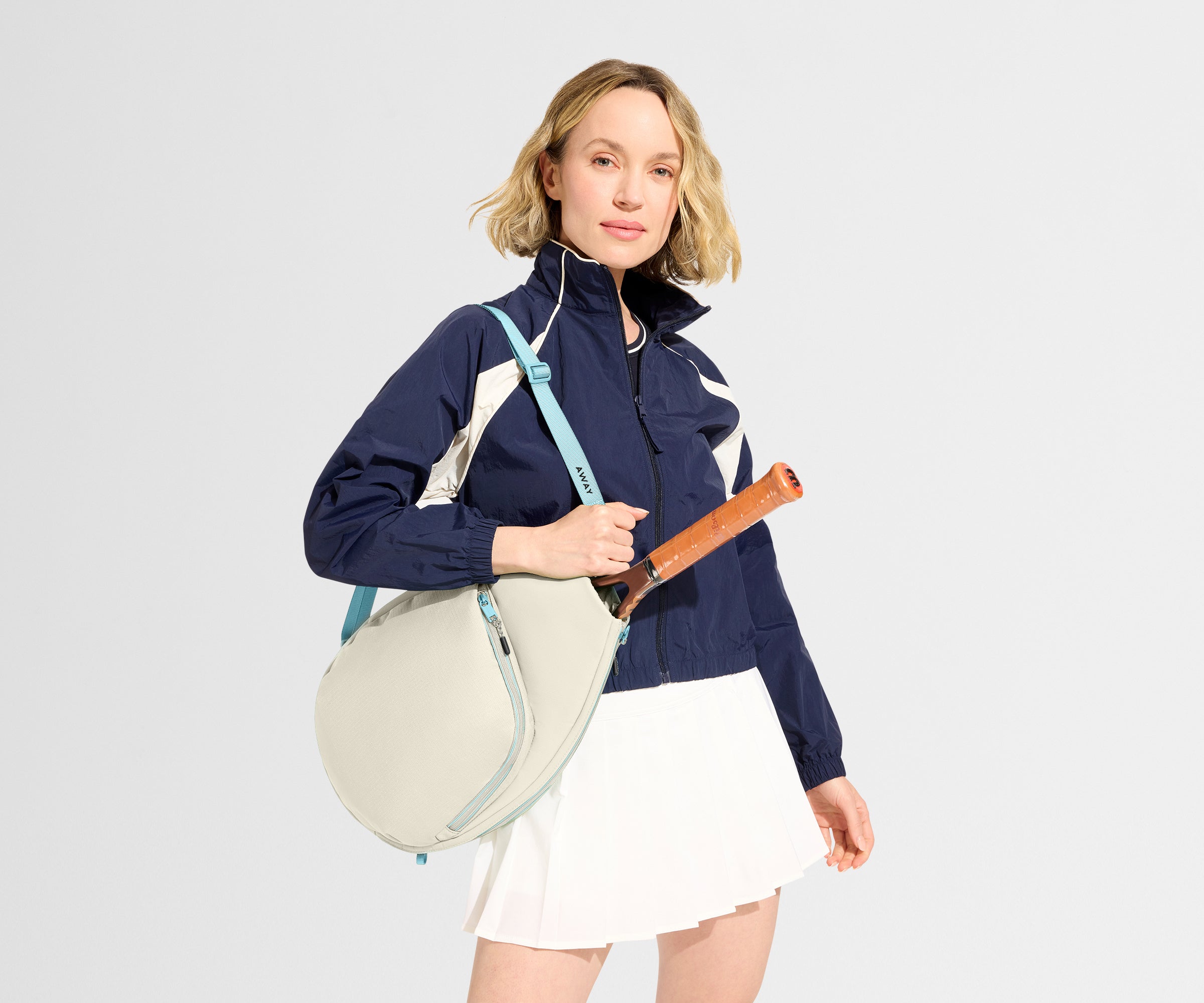 Racket Bag in Salt White