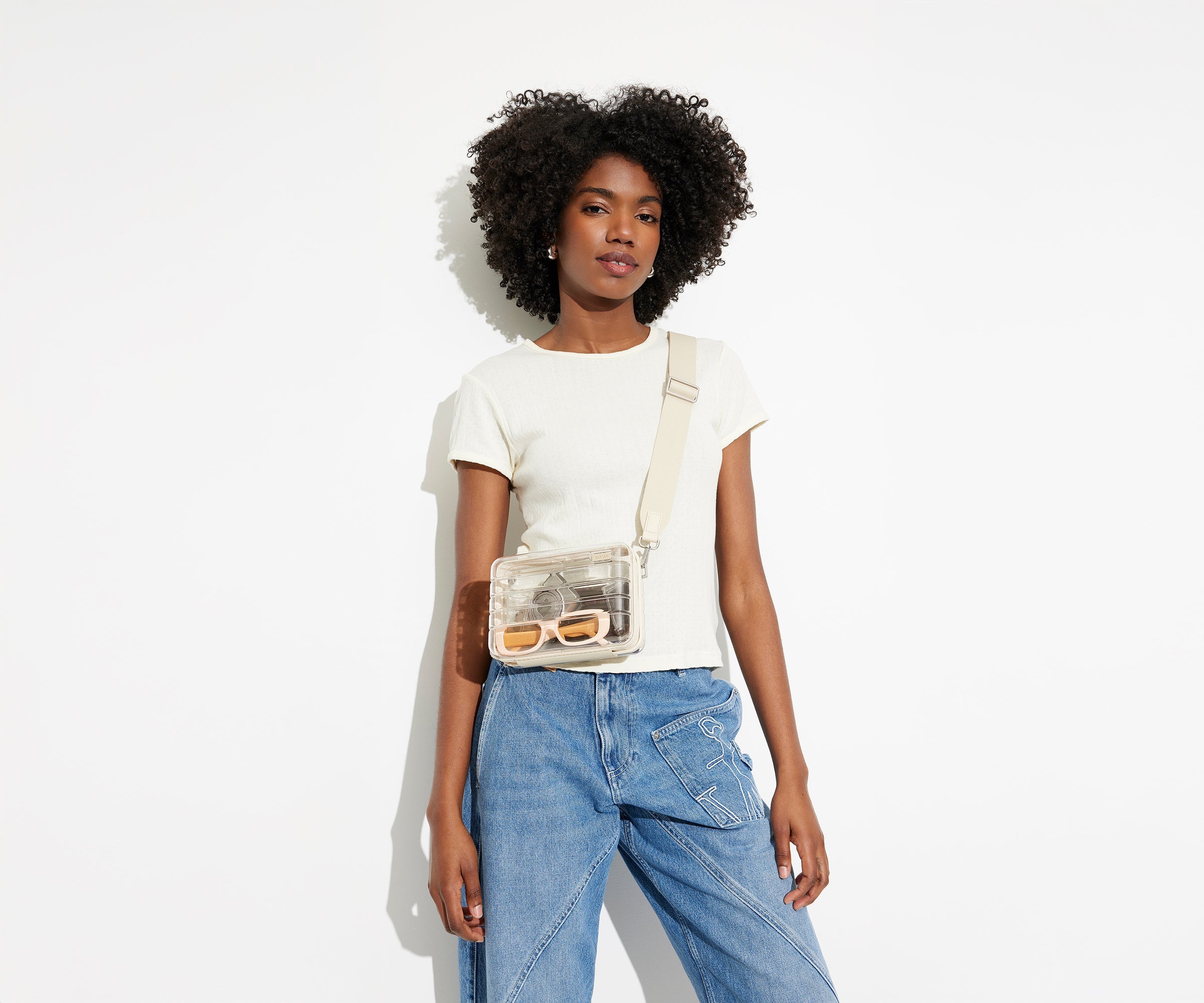 Stadium Bag in Salt White