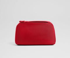 Large Toiletry Bag in Cherry Red