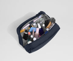 Extra Large Toiletry Bag in Navy Blue