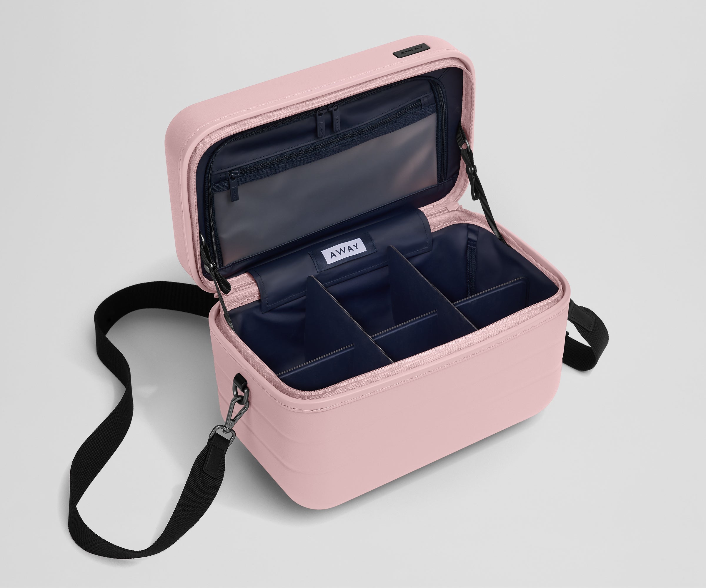 The Train Case in Blush Pink