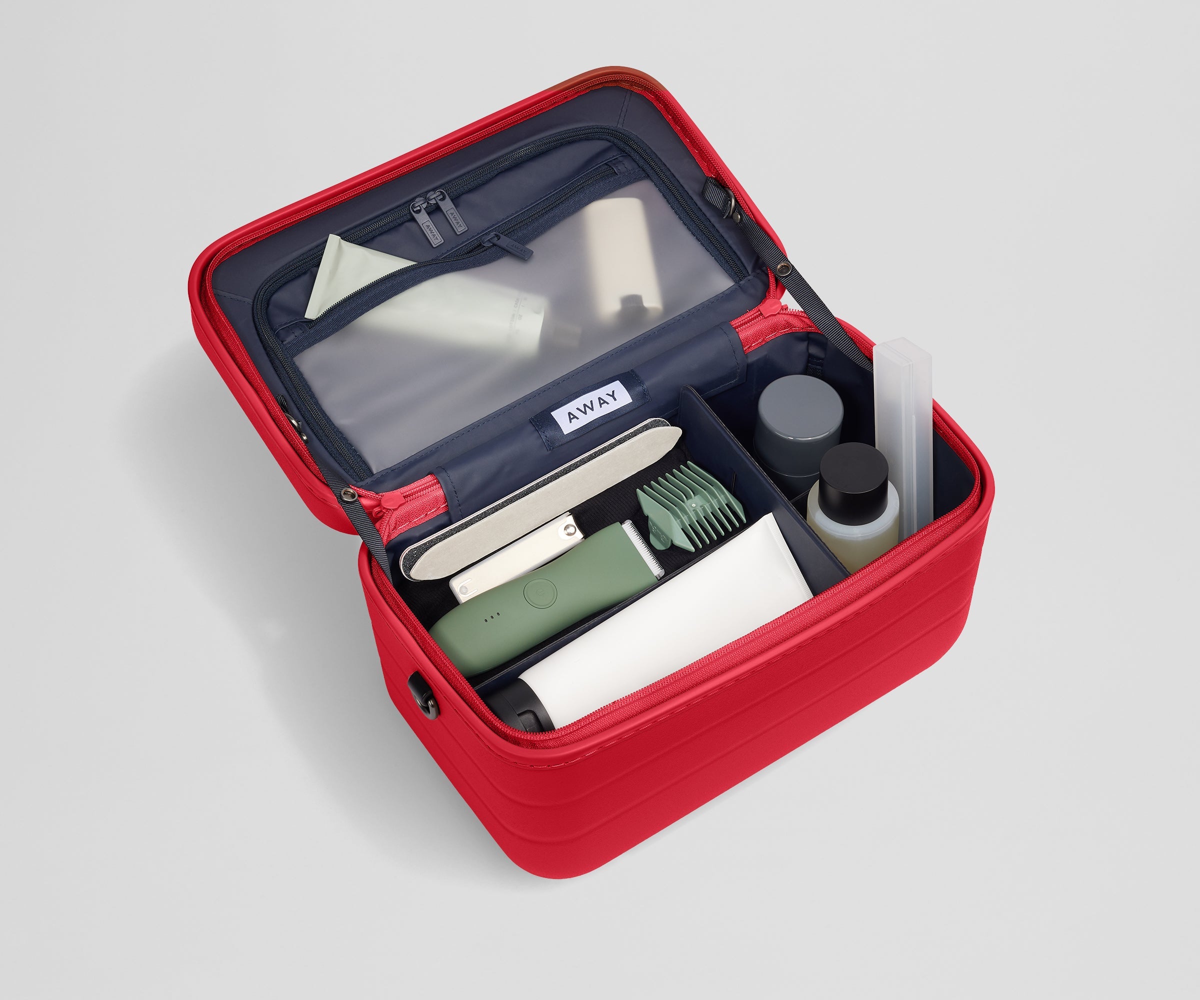 The Train Case in Cherry Red