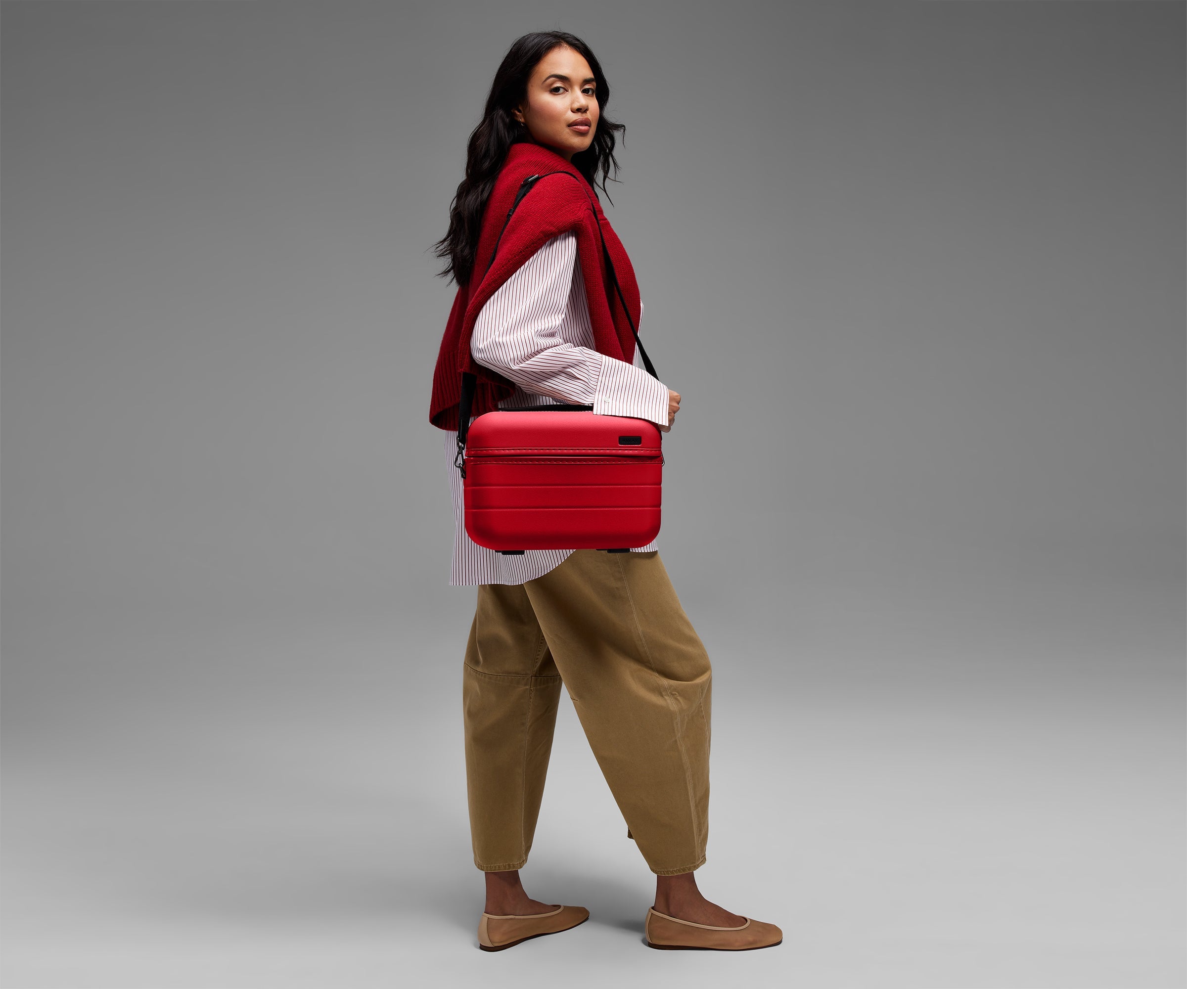 The Train Case in Cherry Red