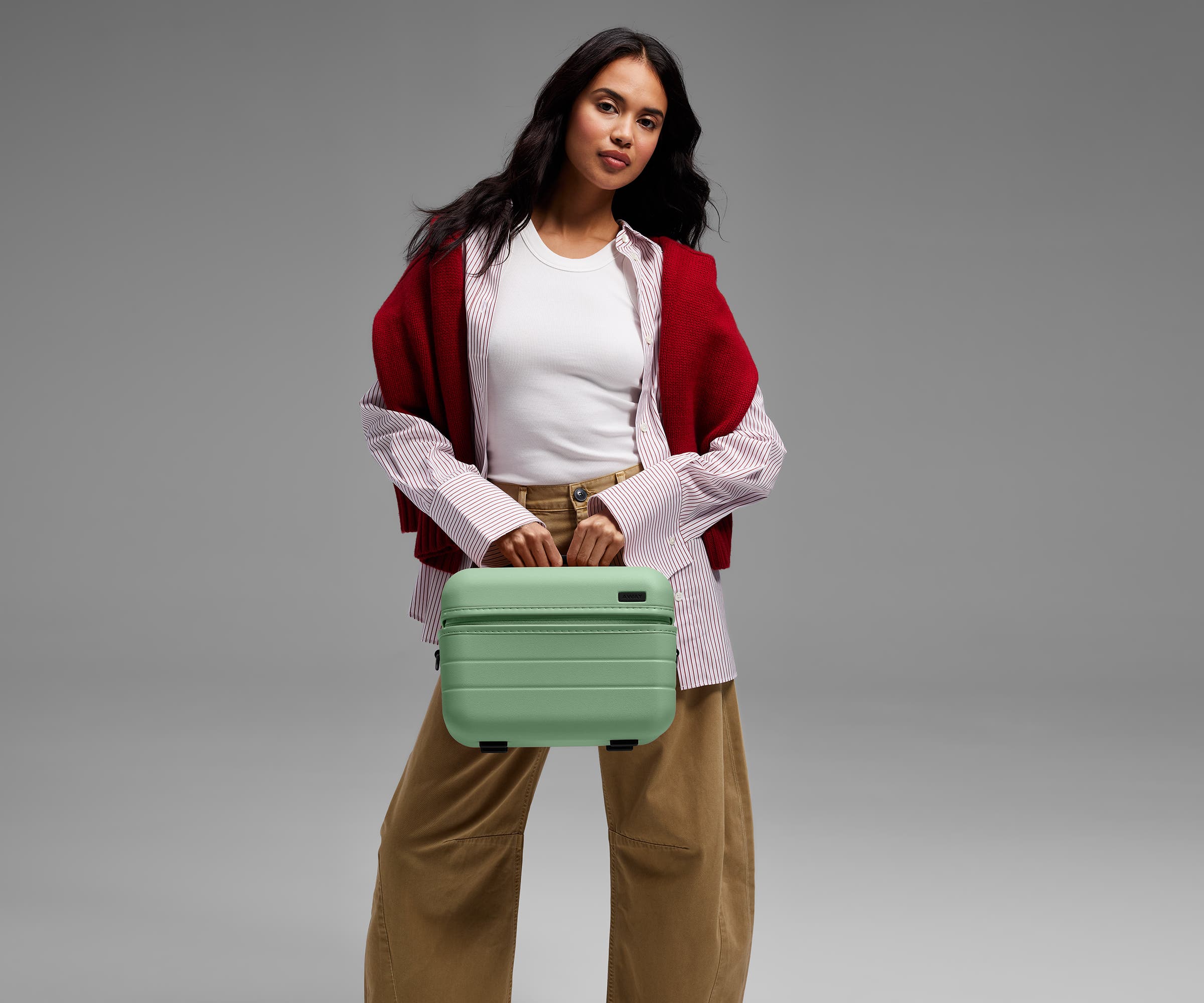 The Train Case in Sea Green