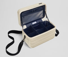 The Train Case in Salt White (Gloss)