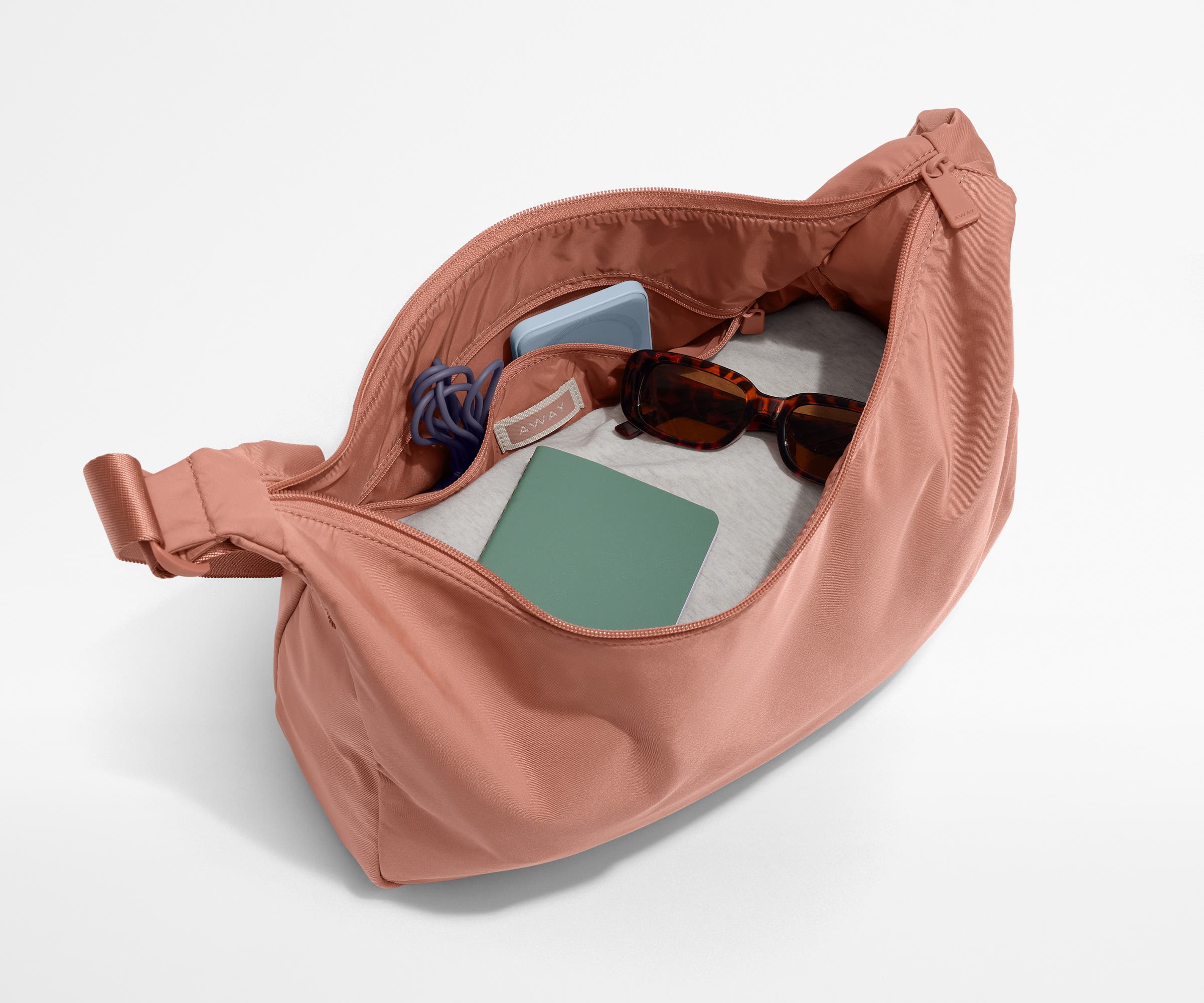 Featherlight Crossbody in Clay Pink