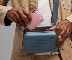 Card Case in Flamingo Pink