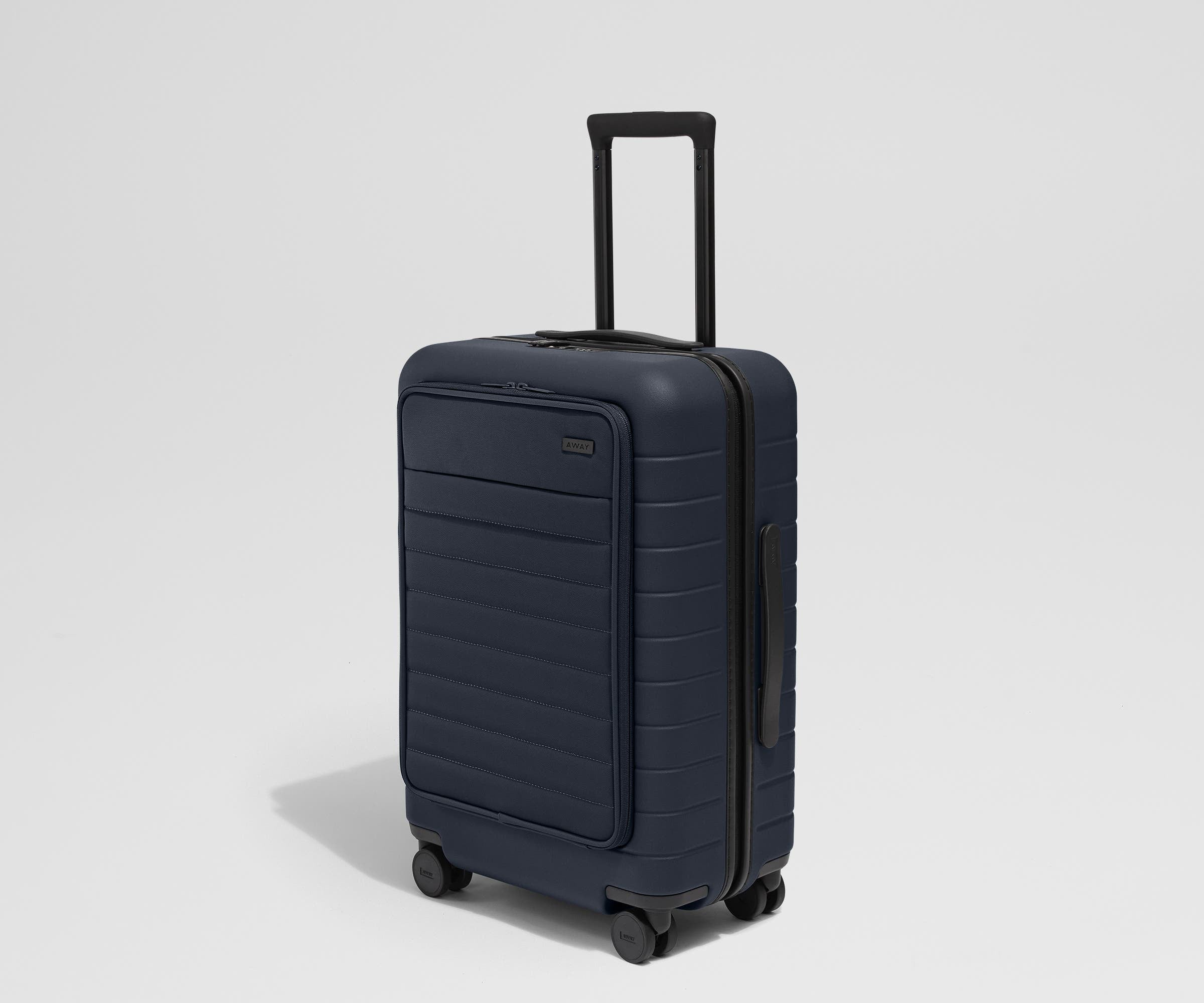 The Executive Bigger Carry-On in Navy Blue