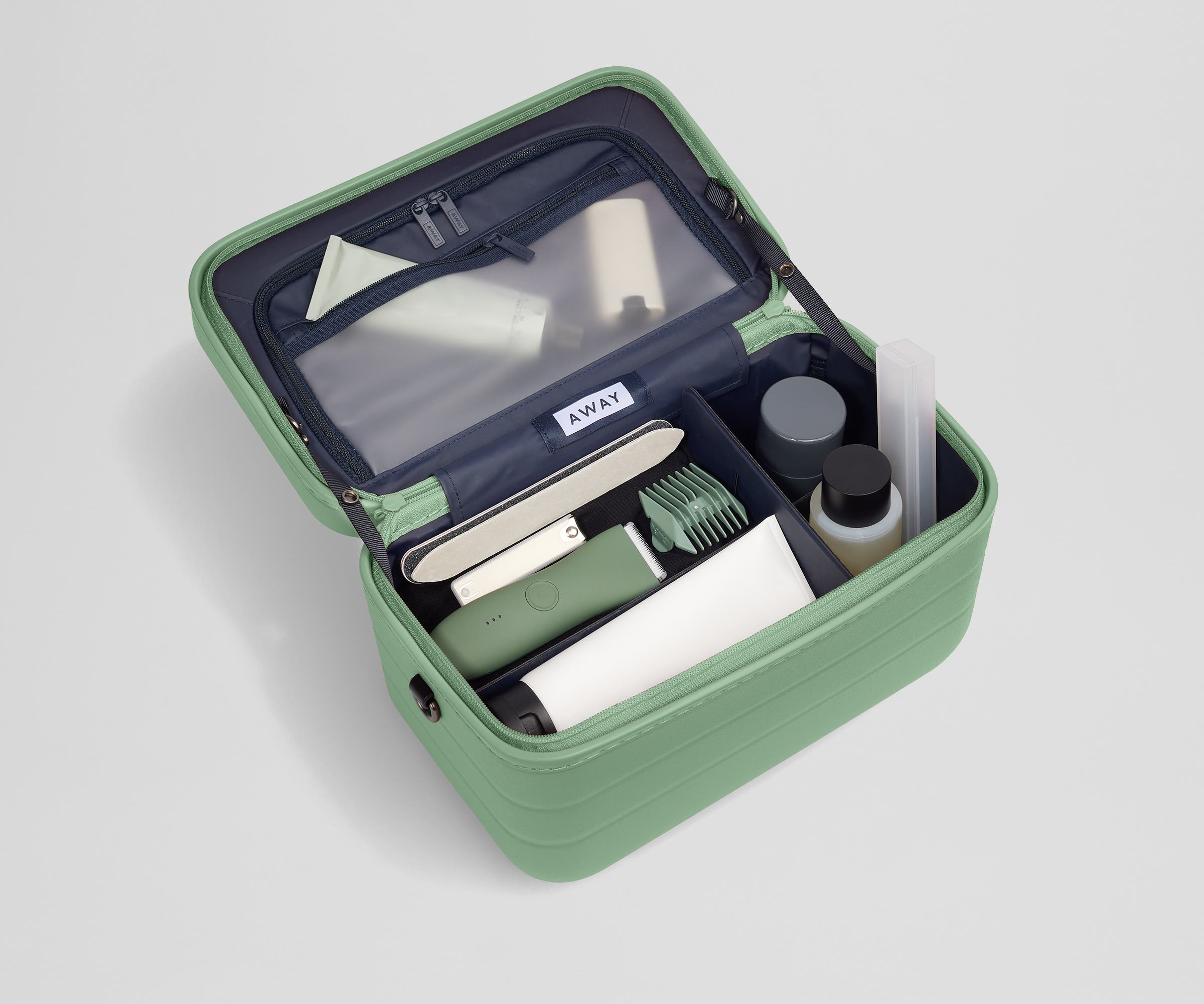 The Train Case in Sea Green