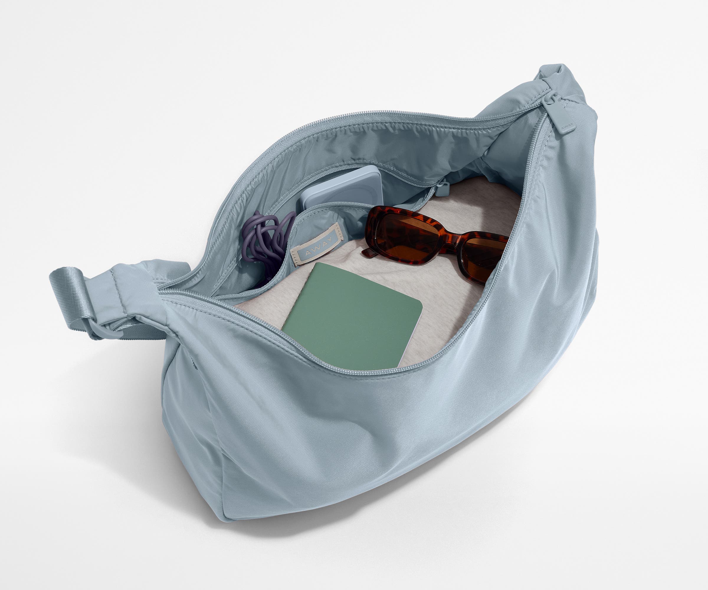 Featherlight Crossbody in Arctic Blue