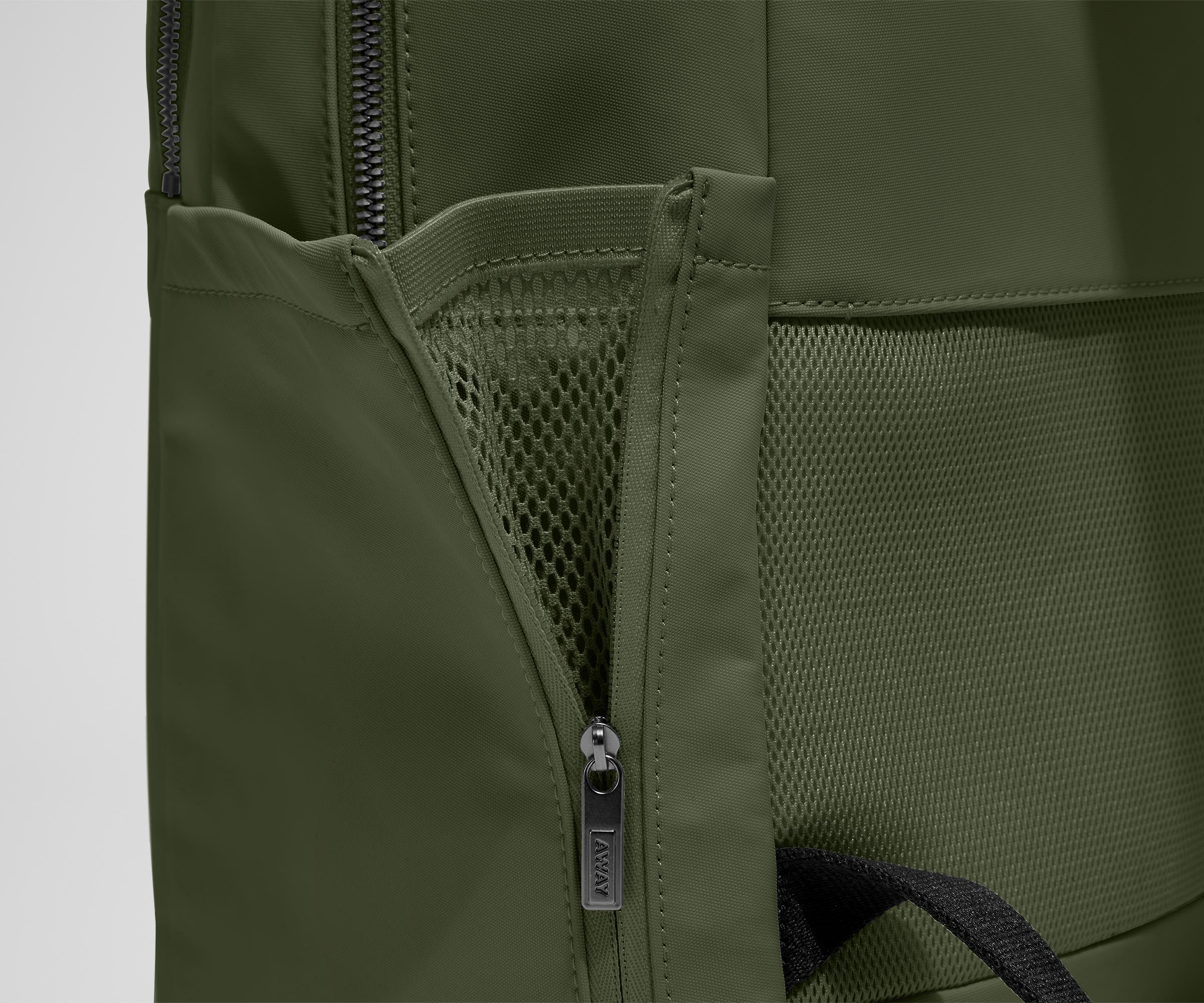 The Commuter Backpack in Olive Green
