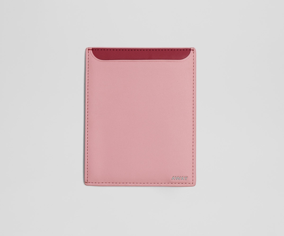 Passport Wallet in Flamingo Pink