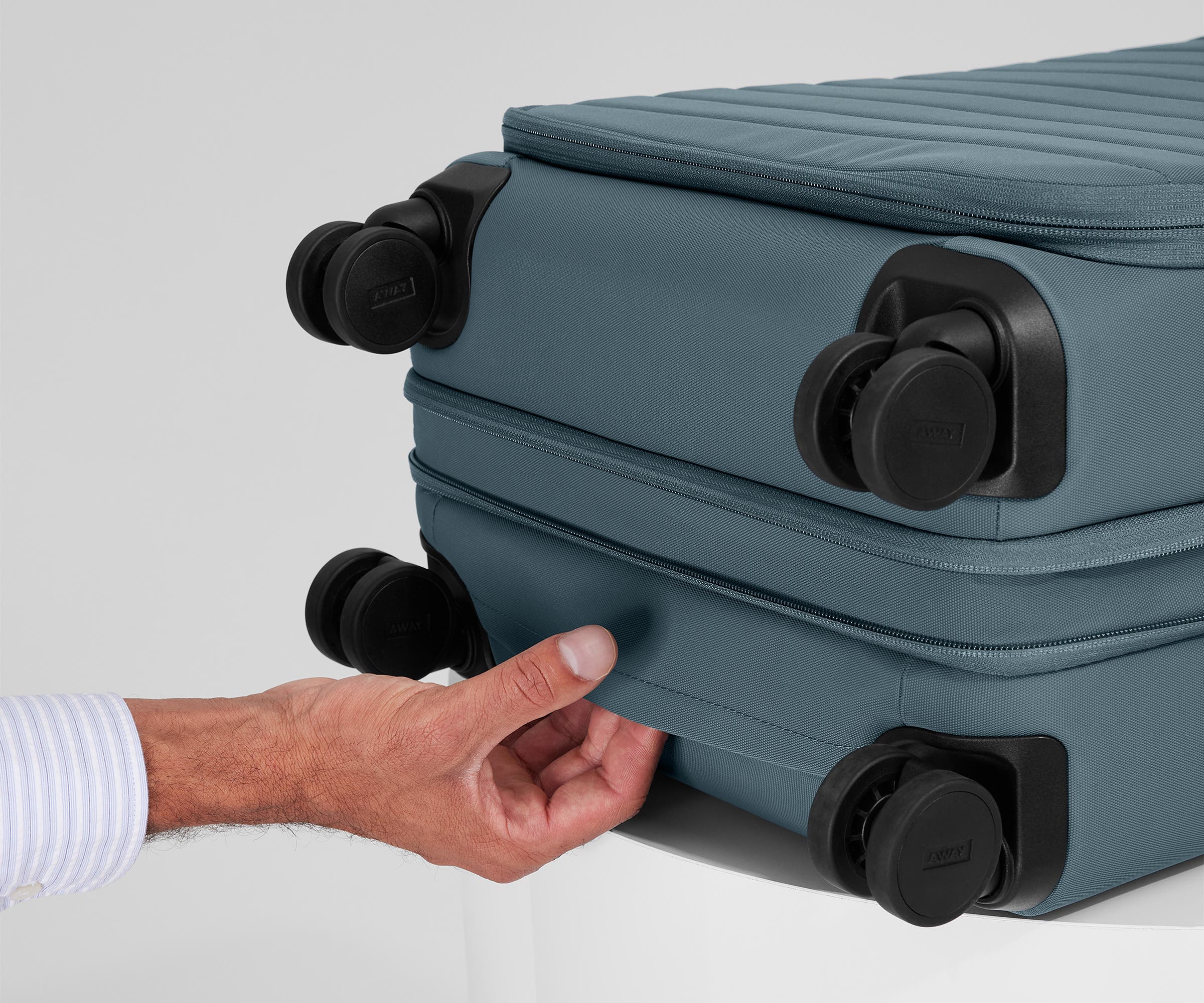 The Softside Bigger Carry-On in Coast Blue