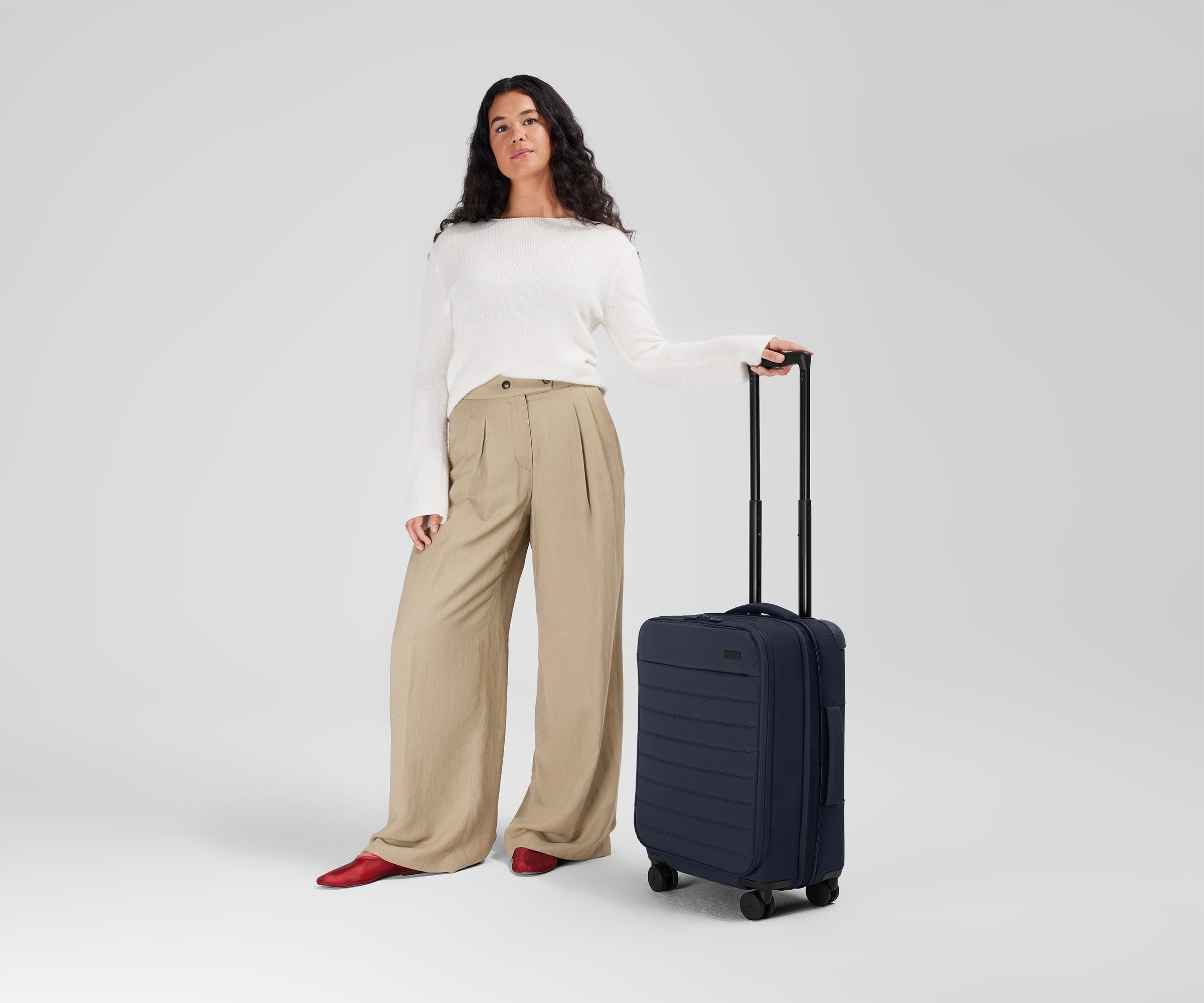 The Softside Carry-On in Navy Blue