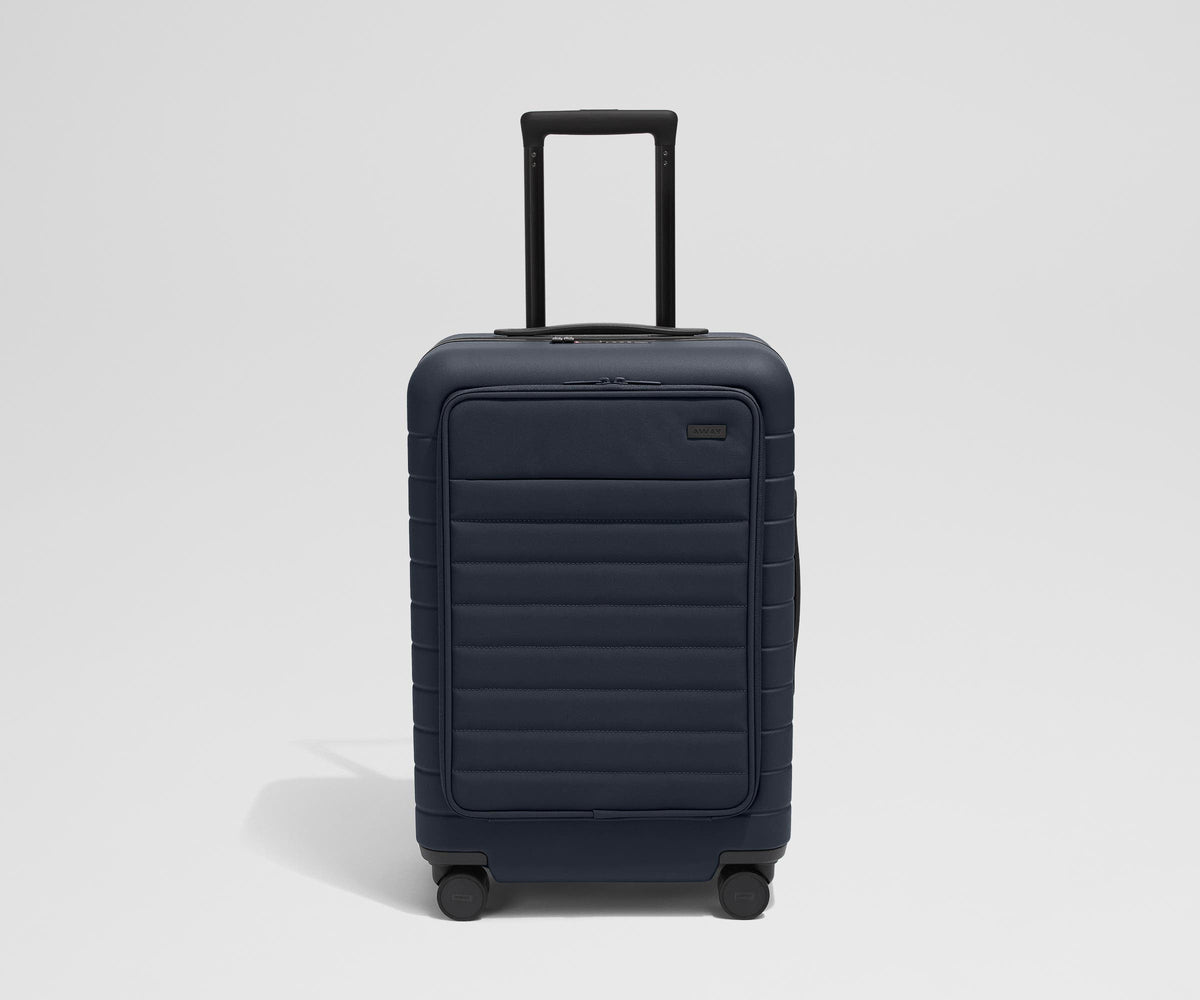 The Executive Bigger Carry-On in Navy Blue