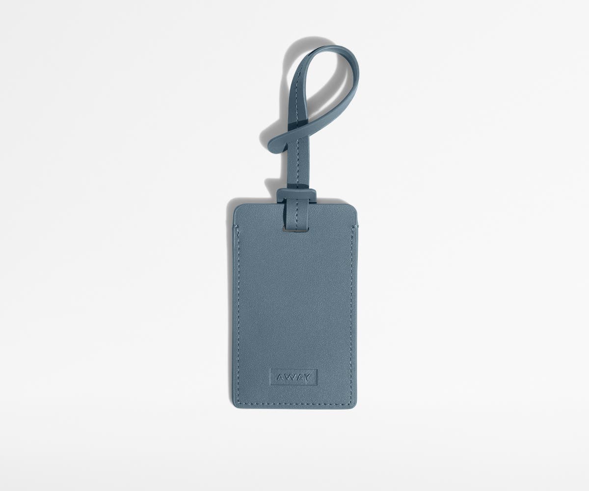 The Luggage Tag in Coast Blue