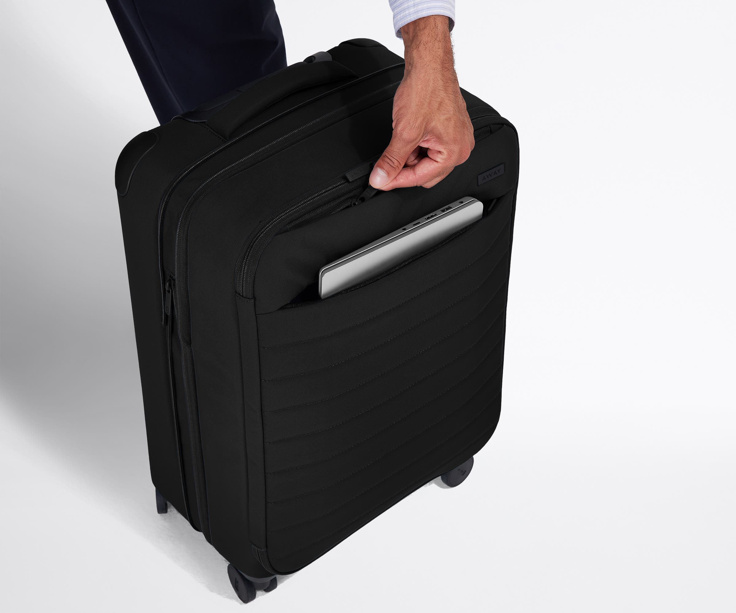 The Softside Carry-On in Jet Black