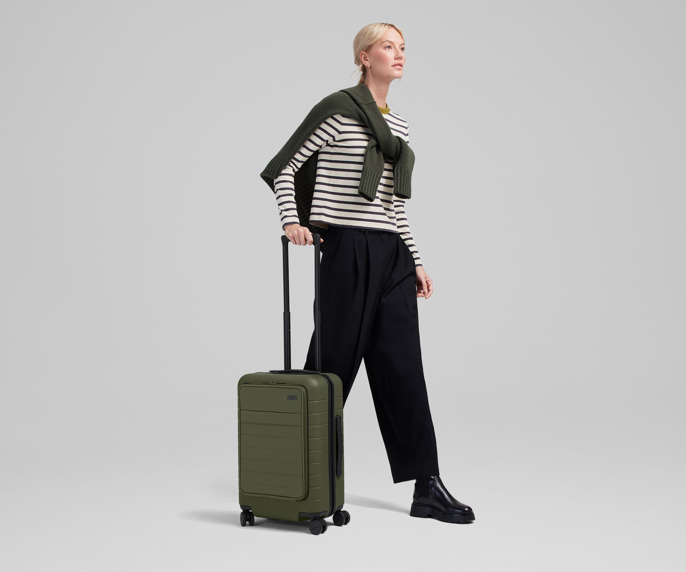 The Executive Carry-On in Olive Green