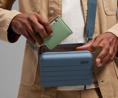 Card Case in Sea Green