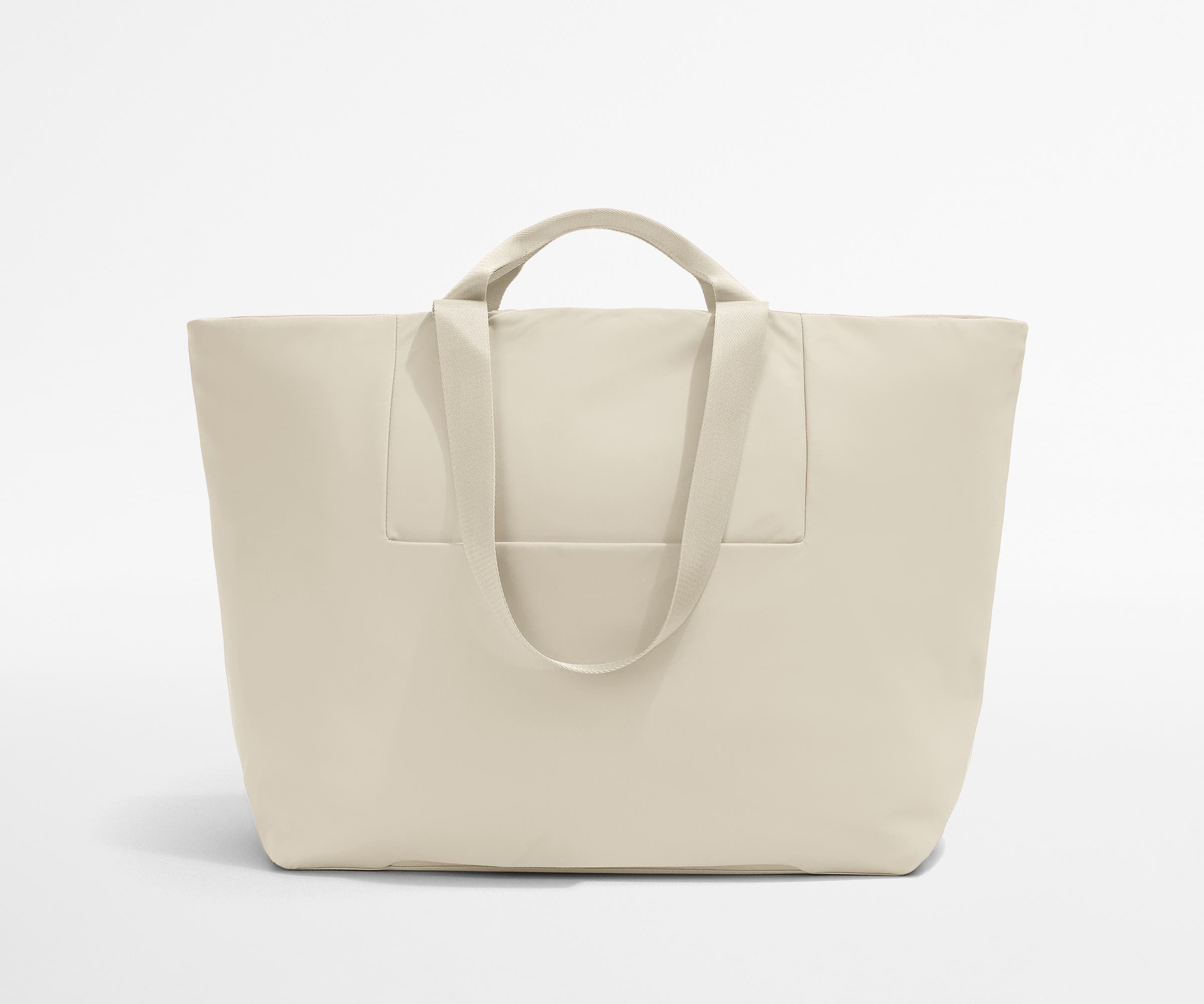 Large Featherlight Tote in Salt White