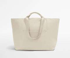 Large Featherlight Tote in Salt White