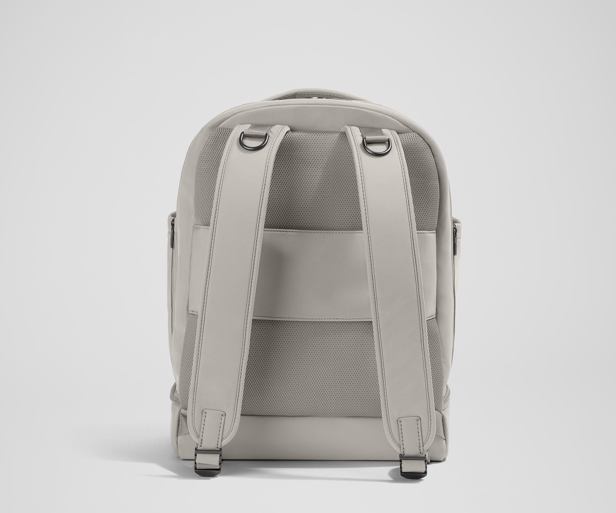 The Double Diaper Backpack in Cloud Gray