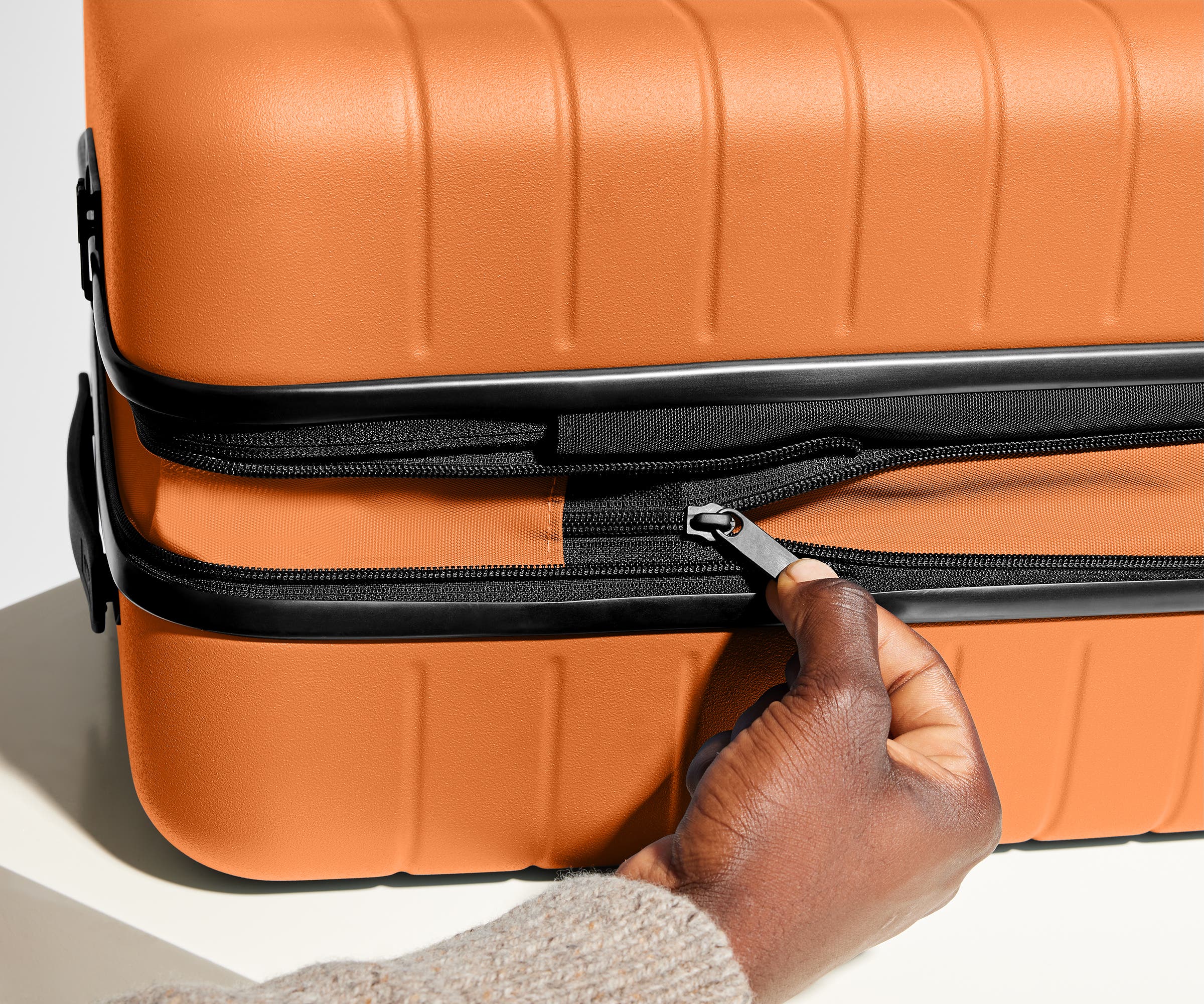 The Bigger Carry-On Flex in Sorbet Orange